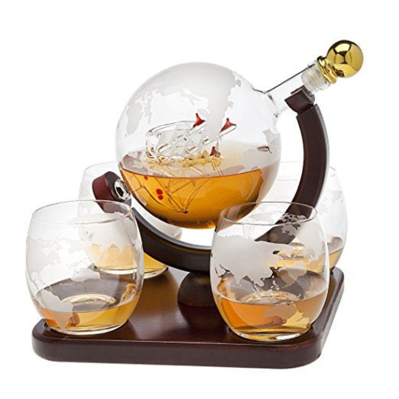 Unique Whiskey Decanter Set