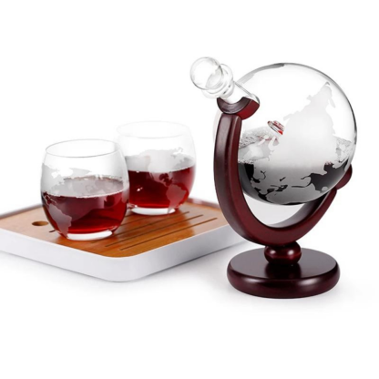 Whiskey Decanter Wine Aerator Glass Set-Wine and Whiskey Decanter