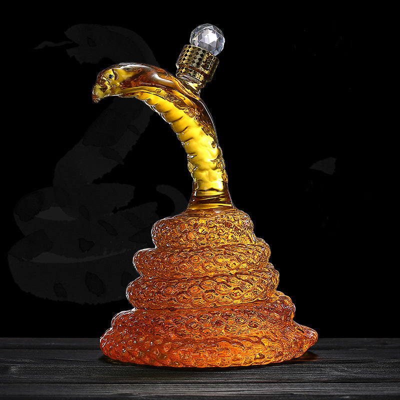 Snake Shaped Liquor Decanter