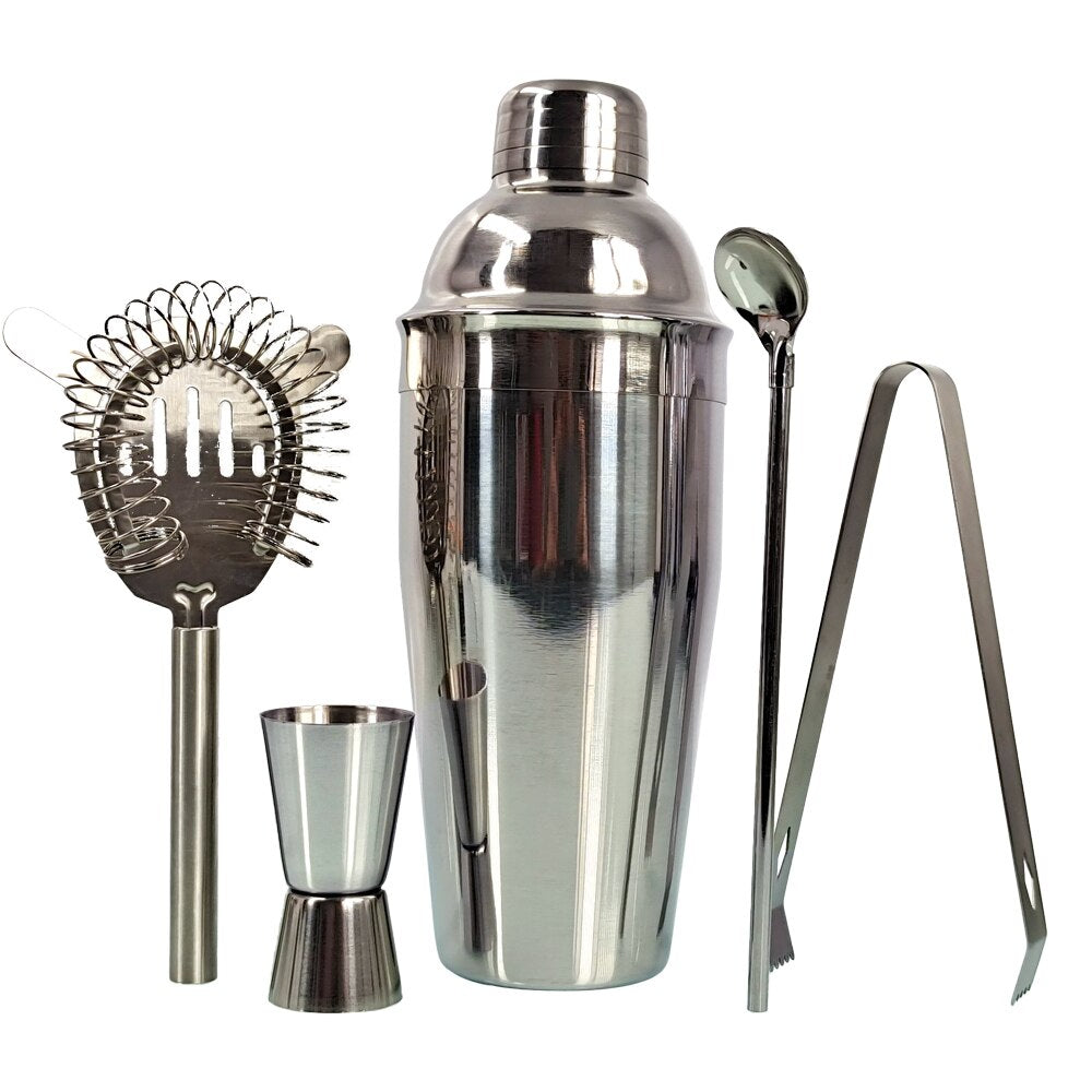 Mixology Cocktail Shaker Set-Wine and Whiskey Decanter