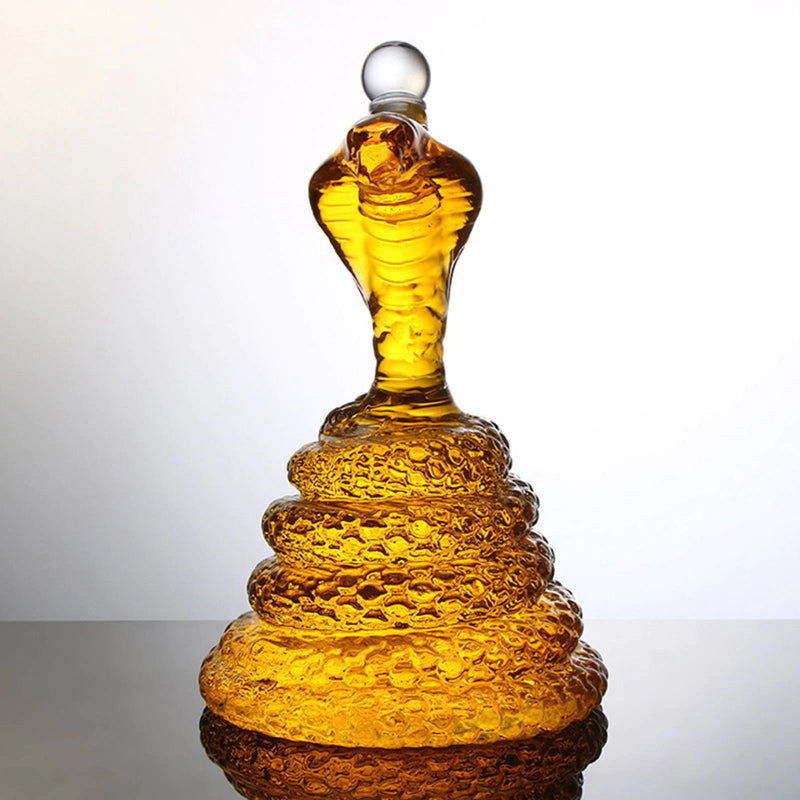 Snake Shaped Decanter For Liquor-Wine and Whiskey Decanter