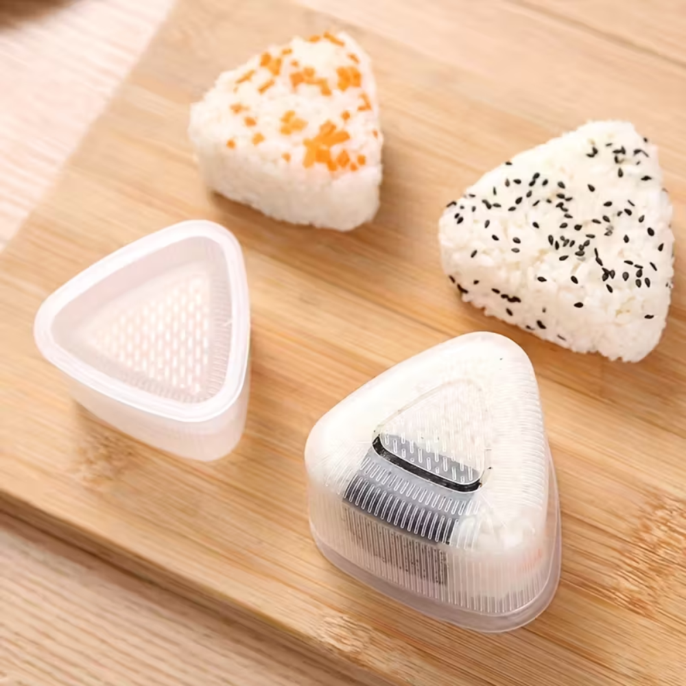 Two Pieces Triangle Sushi Rice Ball Maker Set