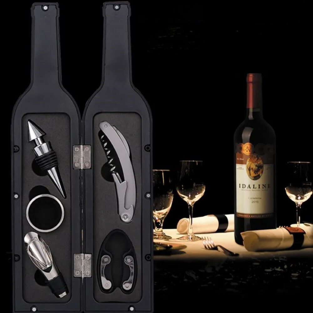 Multi Tool Wine Bottle Opener Set With Accessories-Wine and Whiskey Decanter