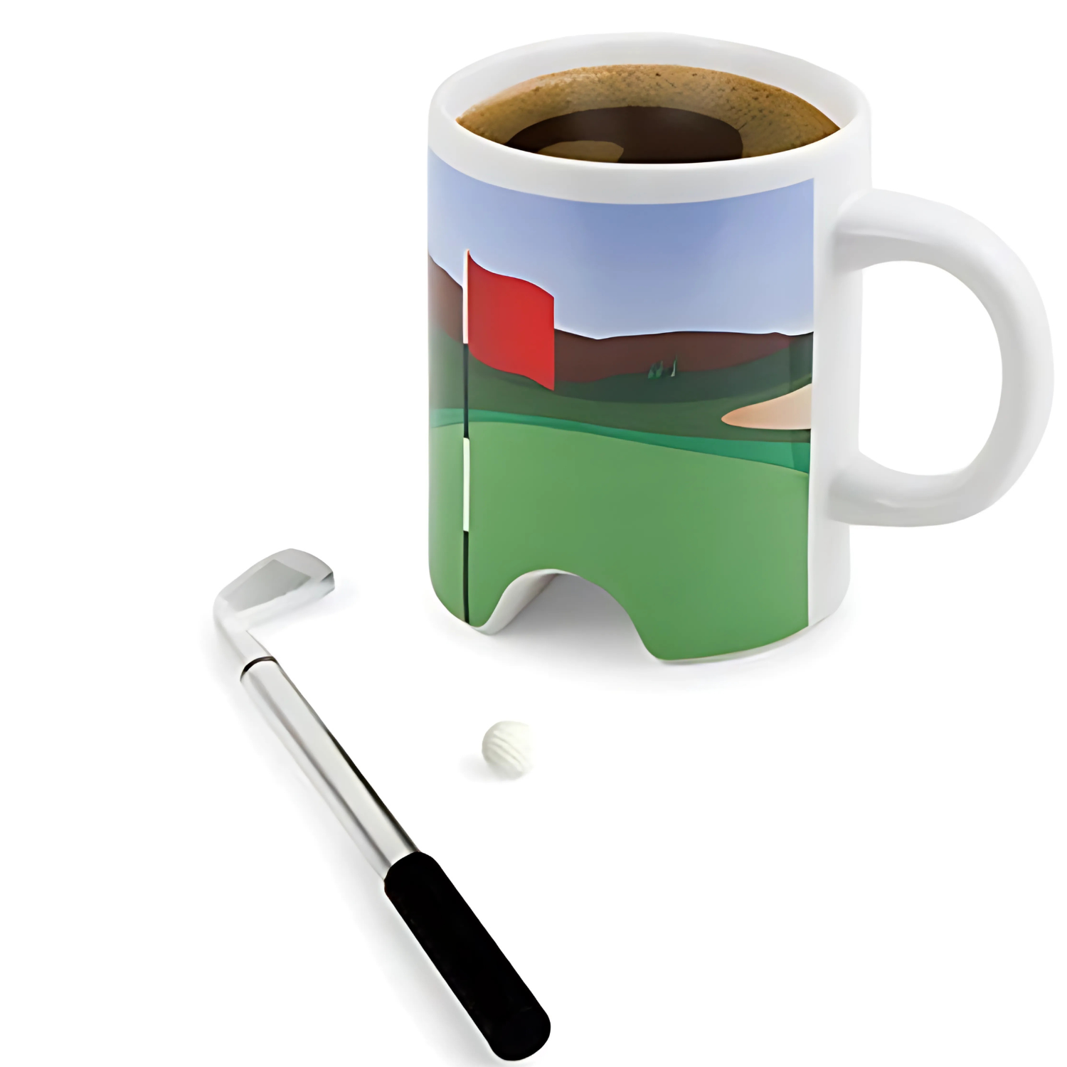 Golf Mug Pen Set-Wine & Whiskey