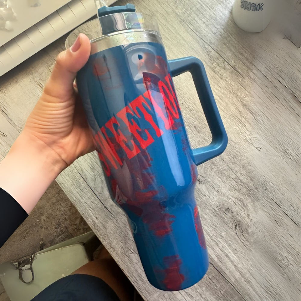 Houston Texans Printed Insulated Tumbler With Handle-Wine and Whiskey Decanter