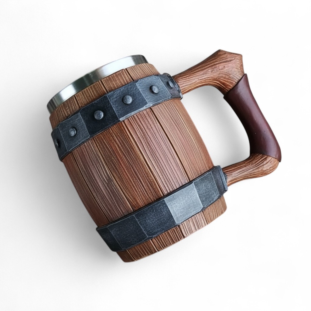 Stainless Steel Barrel Shape Coffee Mug