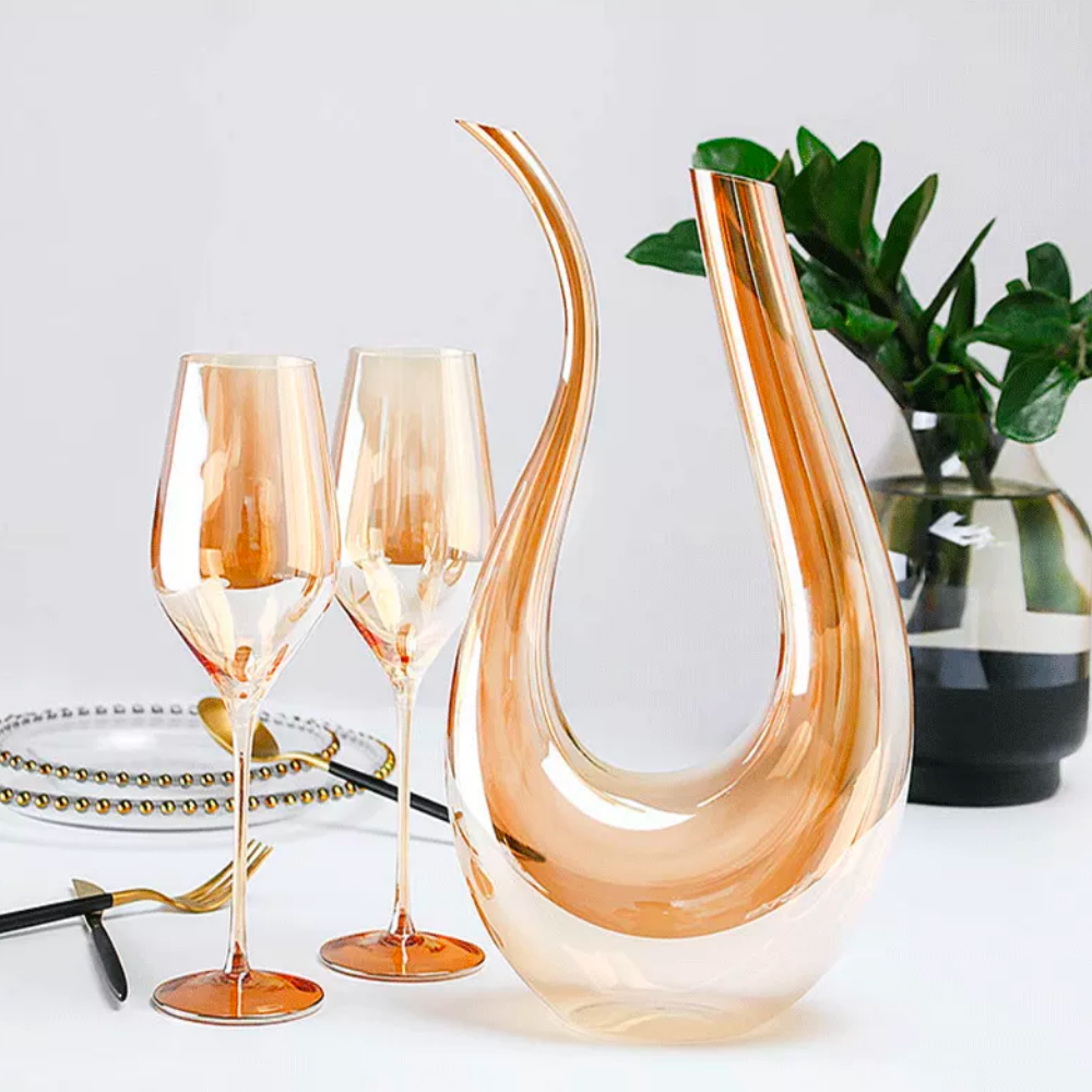 Luxury Crystal Wine Decanter-Wine and Whiskey Decanter