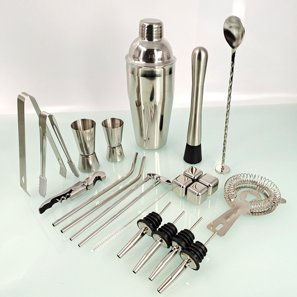 Craft Cocktail Shaker Set-Wine and Whiskey Decanter