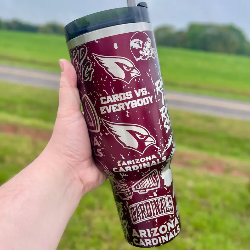 Arizona Cardinals Tumbler-Wine and Whiskey Decanter