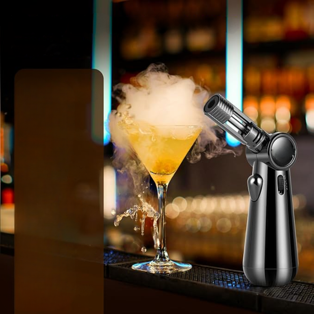 Gourmet Infusion Kit With Torch-Wine and Whiskey Decanter