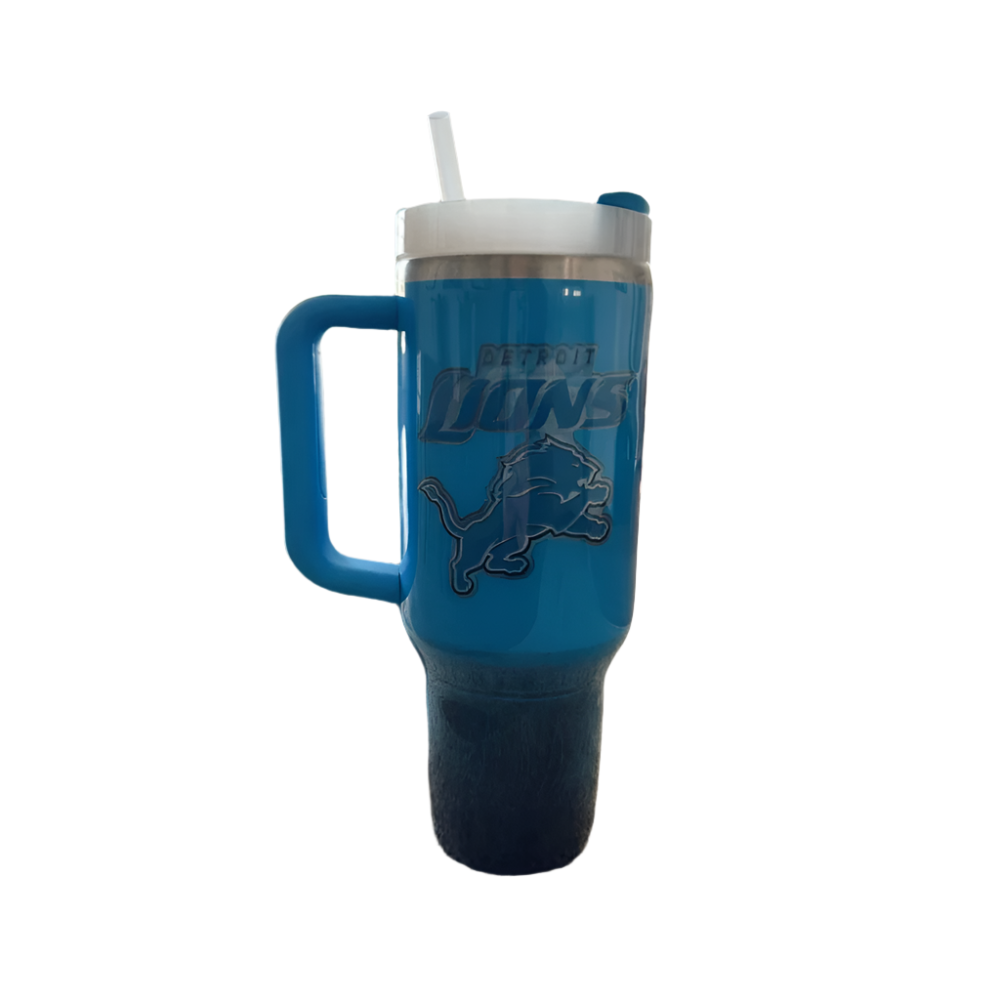 Detroit Lions Travel Tumbler-Wine and Whiskey Decanter