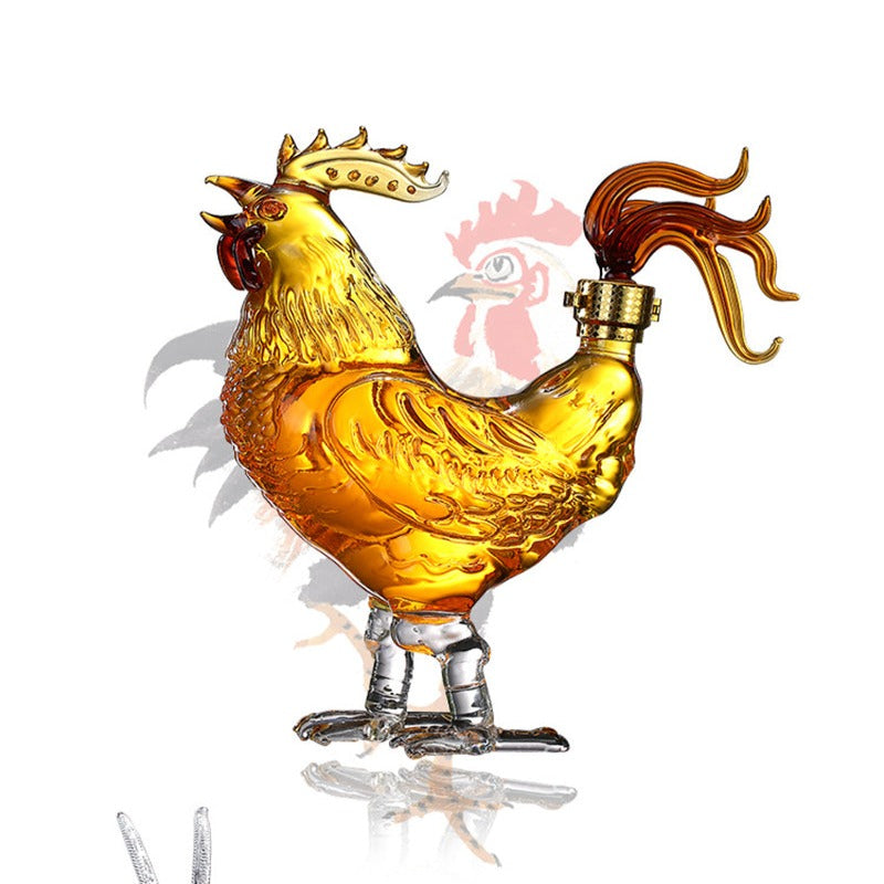 Chicken Shaped Wine Decanter