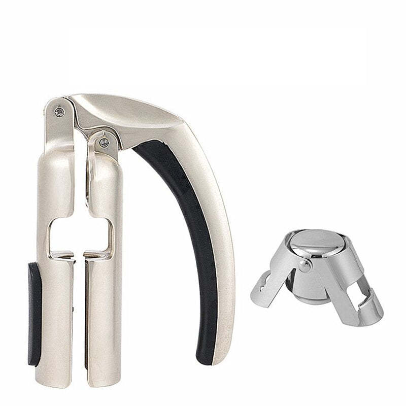 Anti-Slip Manual Champagne Bottle Opener-Wine and Whiskey Decanter