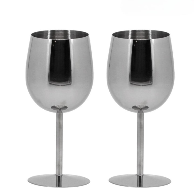 Stainless Steel Wine Glasses-Wine and Whiskey Decanter