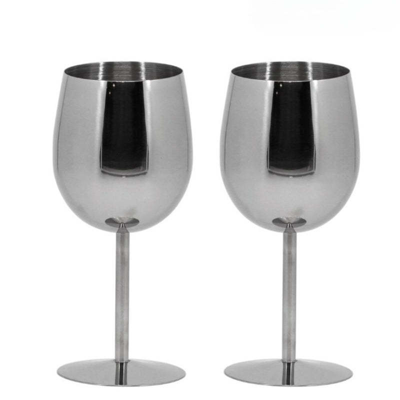 Stainless Steel Wine Glasses-Wine and Whiskey Decanter