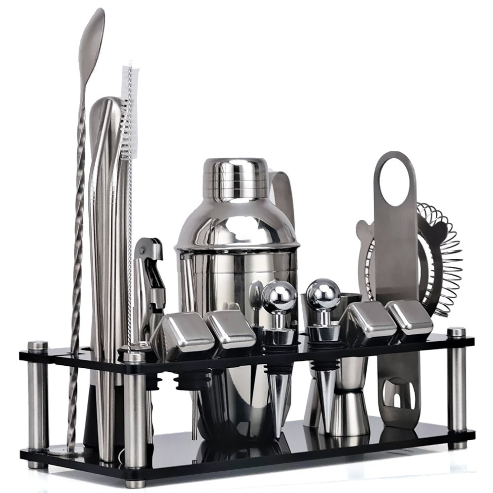 Mixology Craft Cocktail Set-Wine and Whiskey Decanter