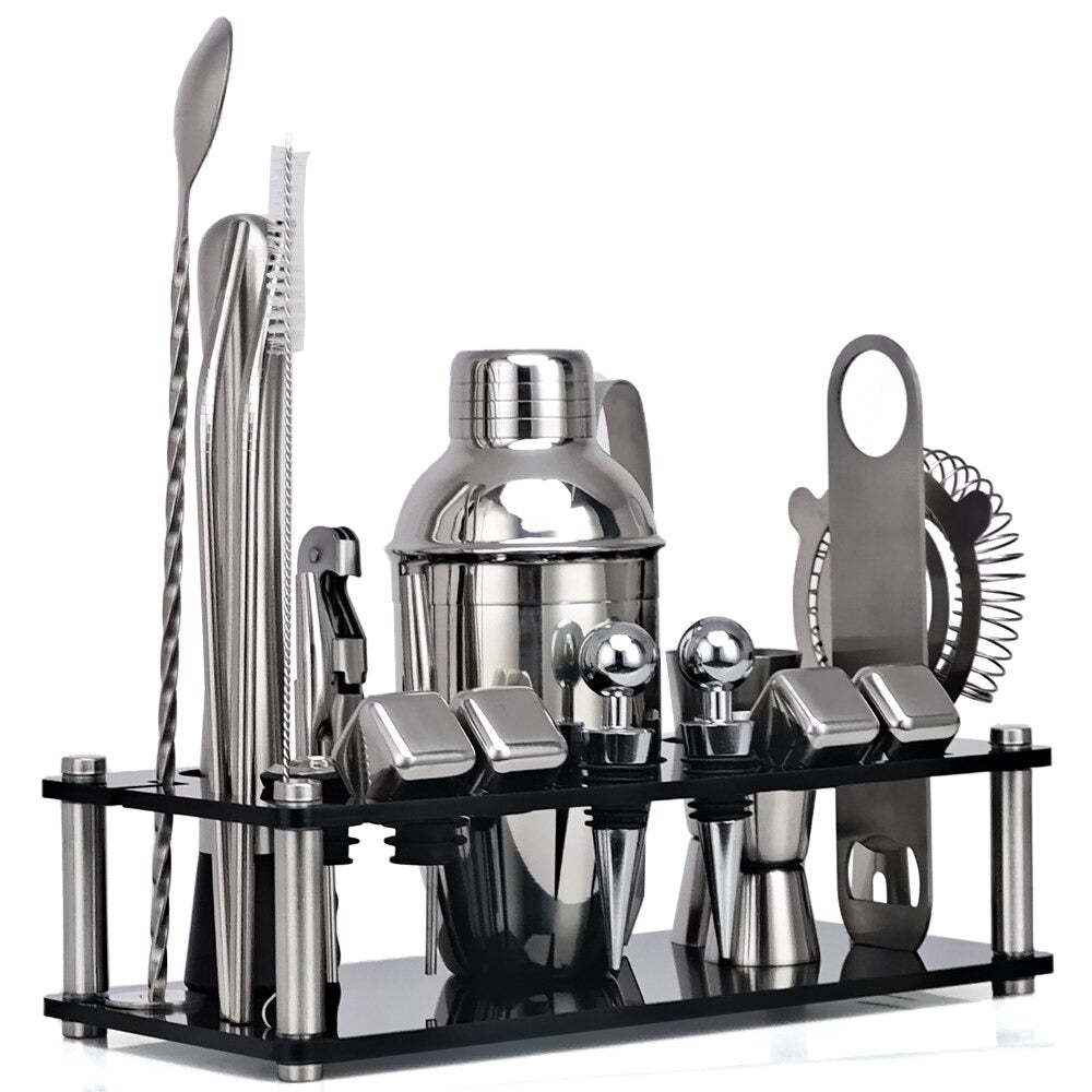 Premium Cocktail Shaker Set-Wine and Whiskey Decanter