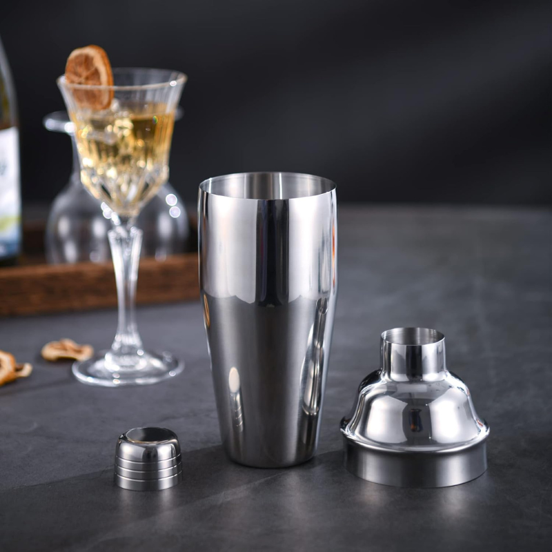 24 Oz Martini Shaker Stainless Steel Cocktail Mixer-Wine and Whiskey Decanter