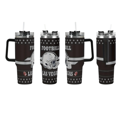Las Vegas Raiders Team Themed Travel Mug