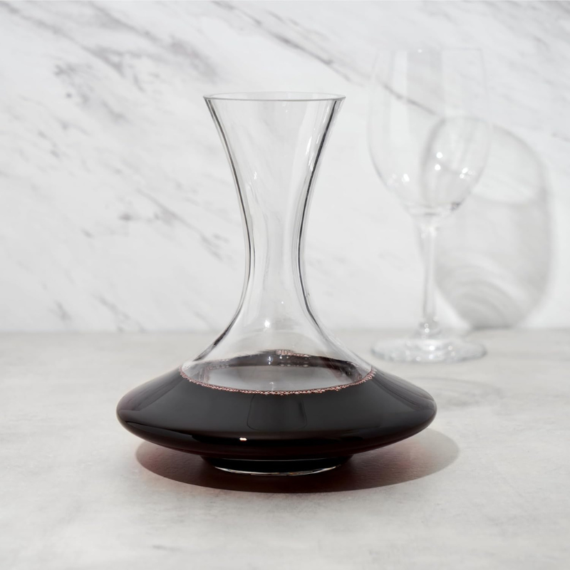 28 Oz Petite Glass Wine Decanter-Wine and Whiskey Decanter