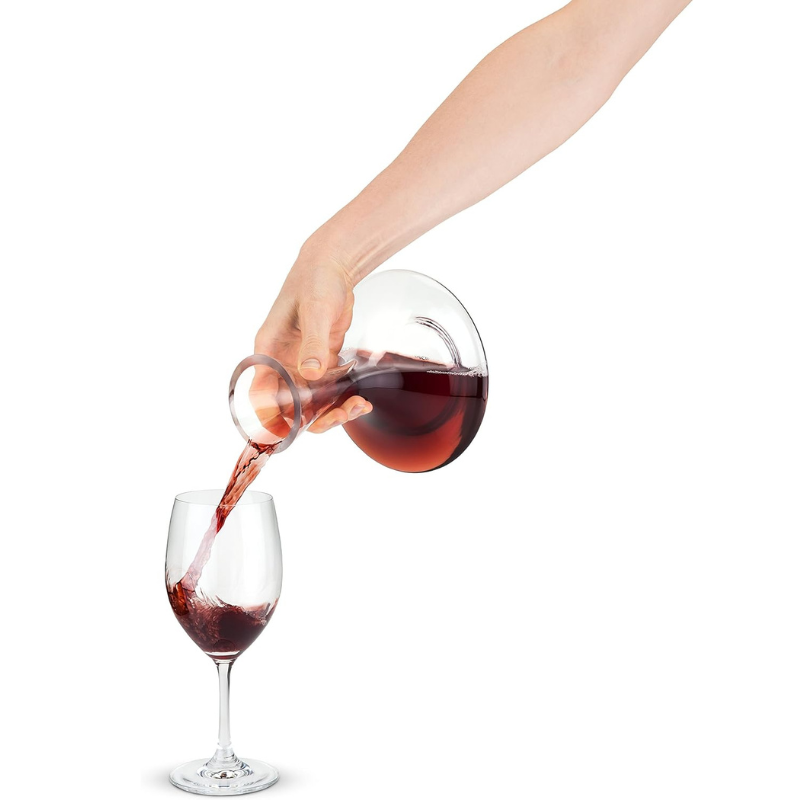 28 Oz Petite Glass Wine Decanter-Wine and Whiskey Decanter