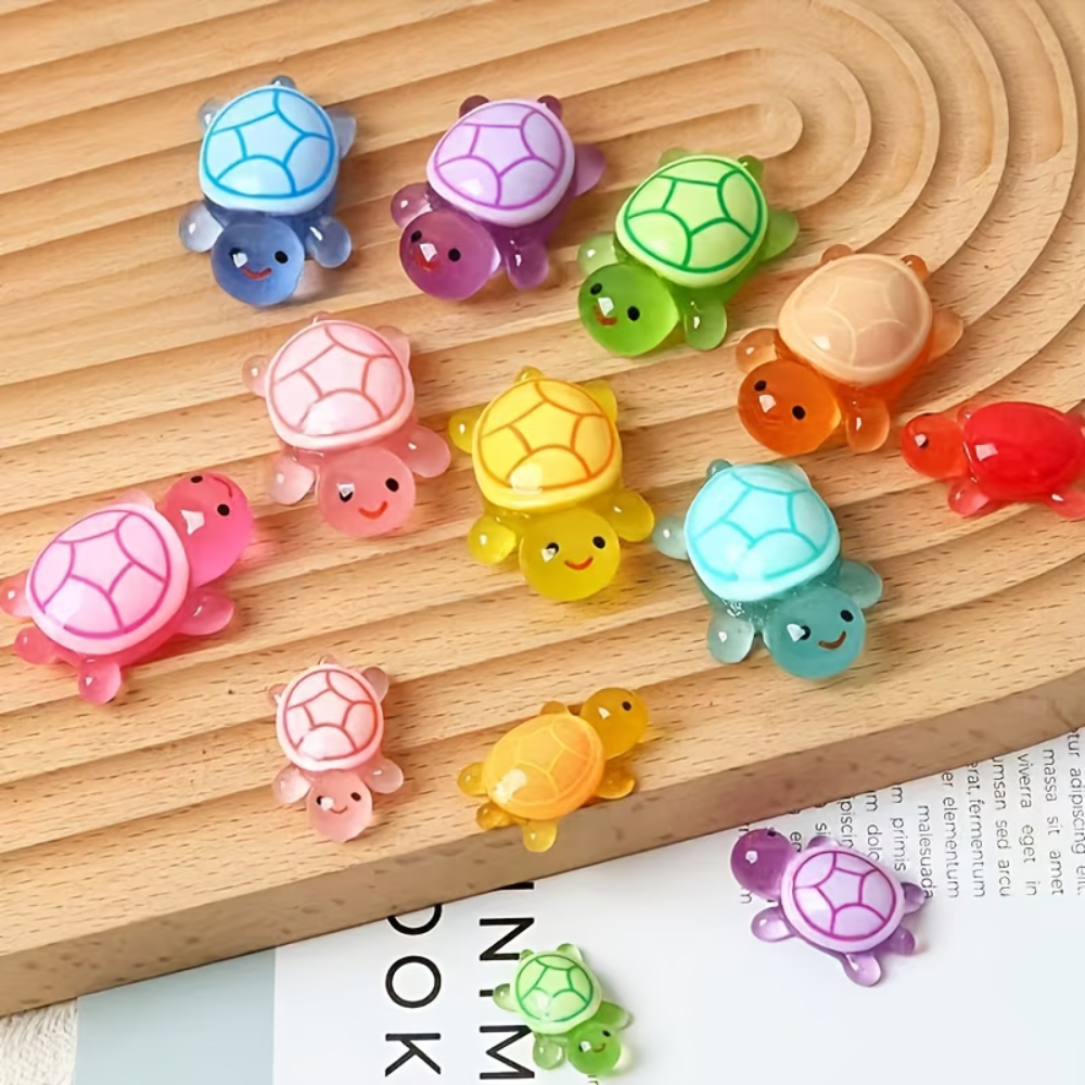 Pack Of 25 Glow Turtle Figurines