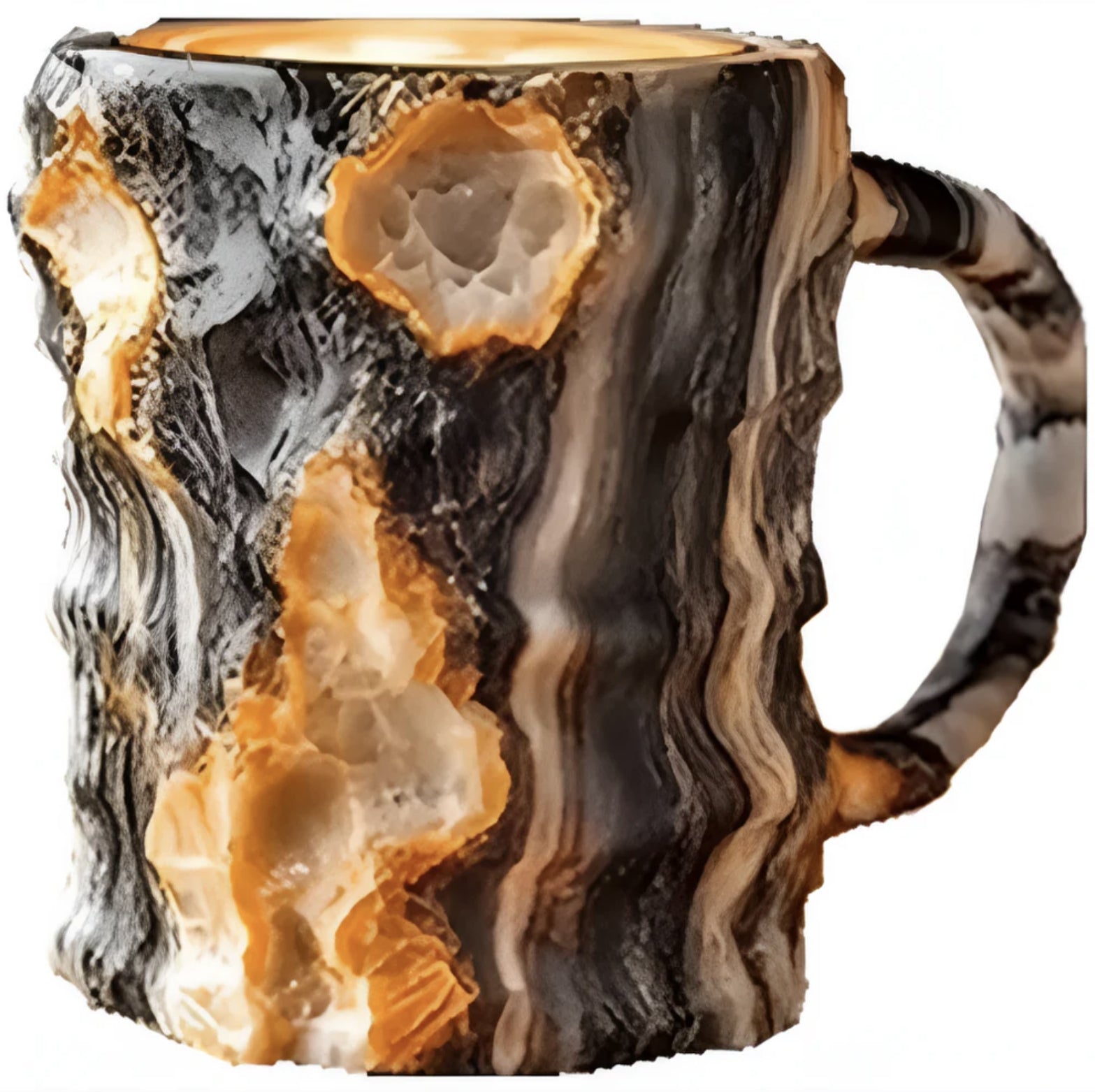 Artisan Crystal Coffee Mug-Wine and Whiskey Decanter