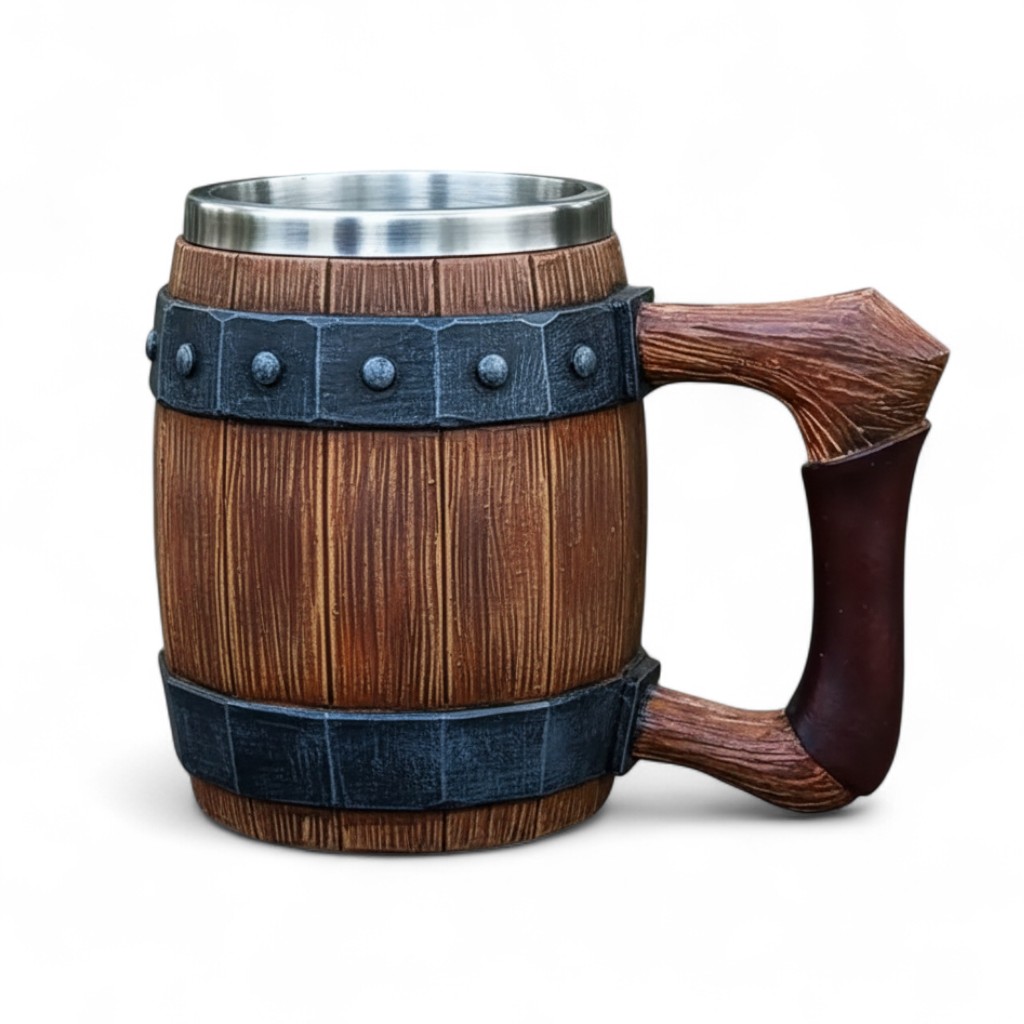 Stainless Steel Barrel Shape Coffee Mug