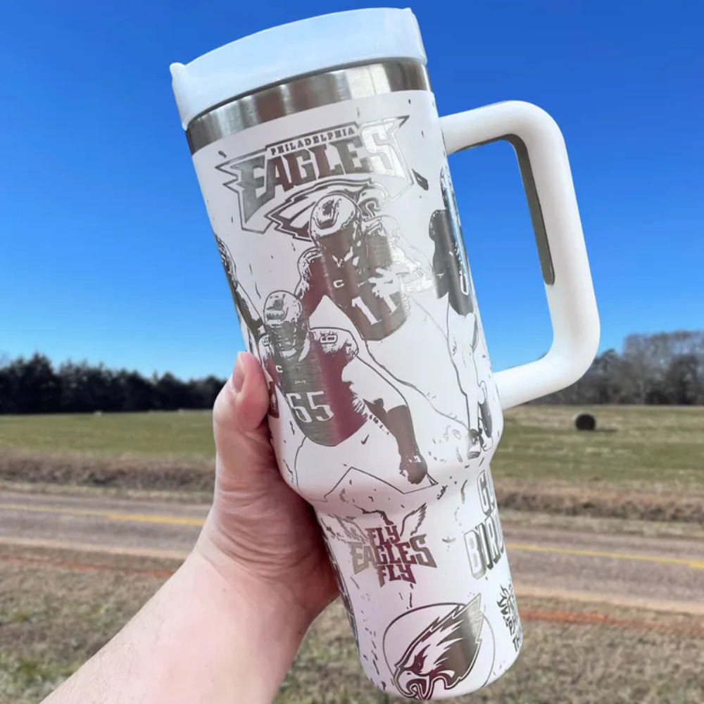 Philadelphia Eagles Tumbler-Wine and Whiskey Decanter