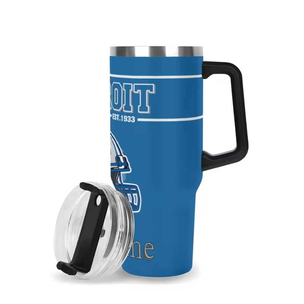 Customizable 40oz Vacuum Insulated Tumbler with Lid & Straw