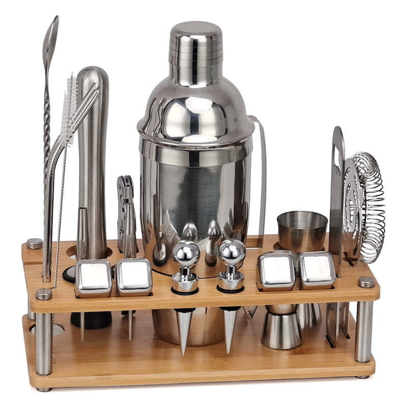 21-Piece Bartender Shaker-Wine and Whiskey Decanter