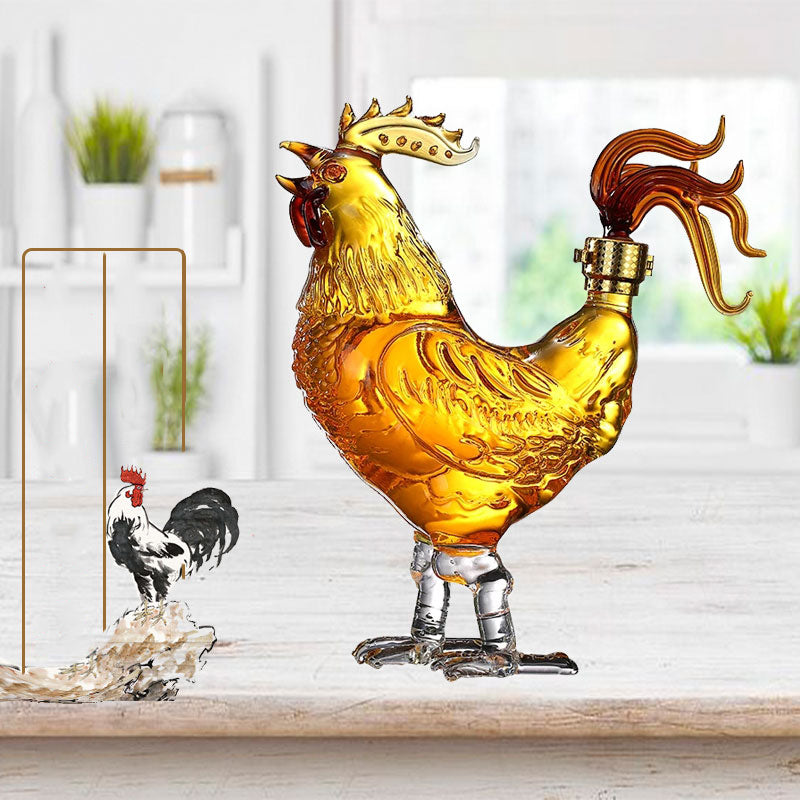 Chicken Shaped Wine Decanter-Wine and Whiskey Decanter