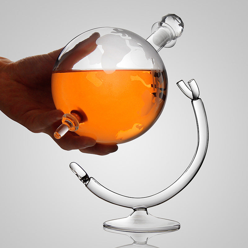 Globe Shaped Decanter-Wine and Whiskey Decanter