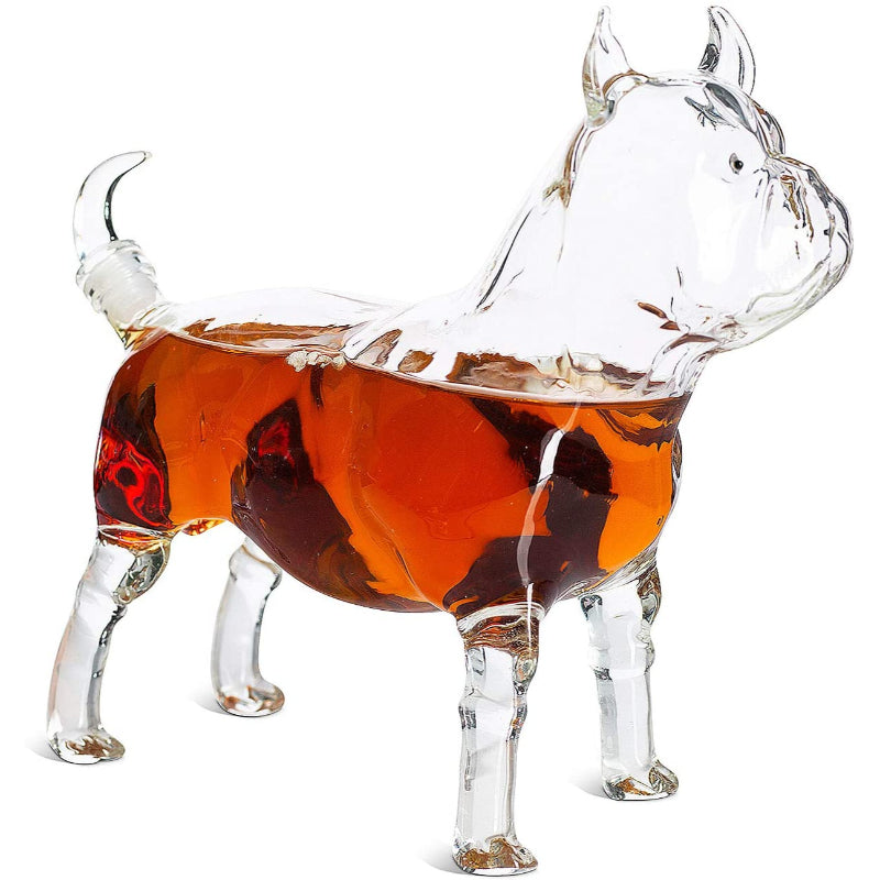 Dog Whiskey Decanter-Wine and Whiskey Decanter