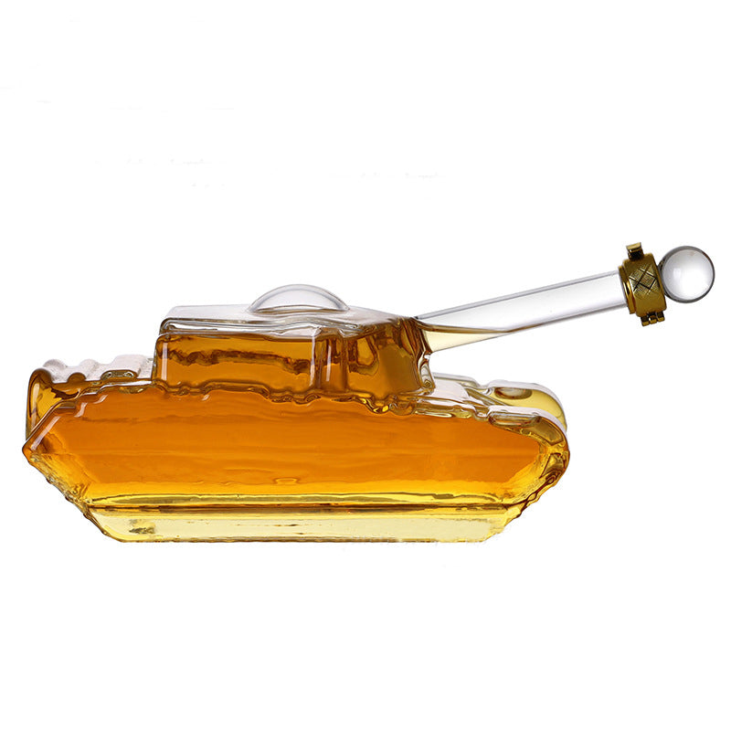 Tank Shaped Decanter-Wine and Whiskey Decanter
