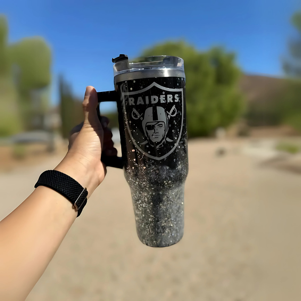 Las Vegas Raiders Double Wall Insulated Tumbler