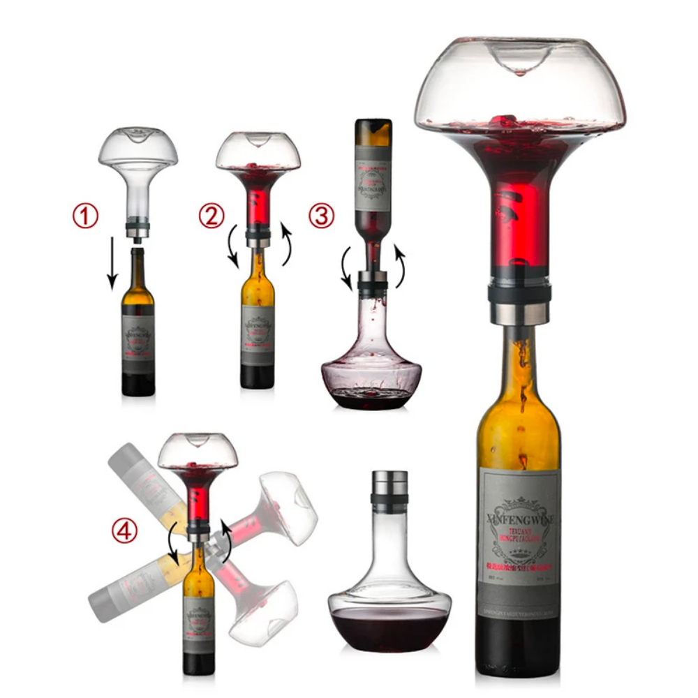 Premium Crystal Wine Decanter-Wine and Whiskey Decanter