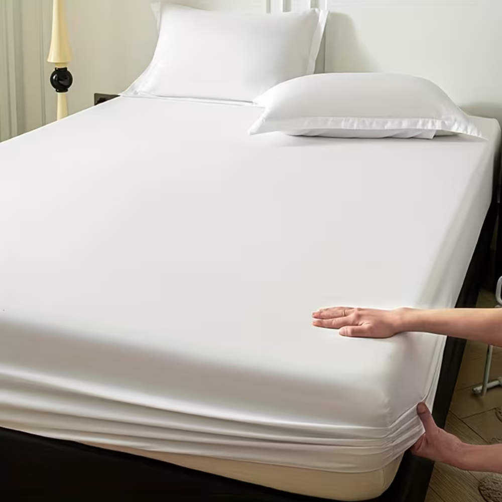 Microfiber Bed Sheet Set Deep Pocket - Fitted Sheet, Flat Sheet & Pillowcases, Soft Brushed Bedding Set