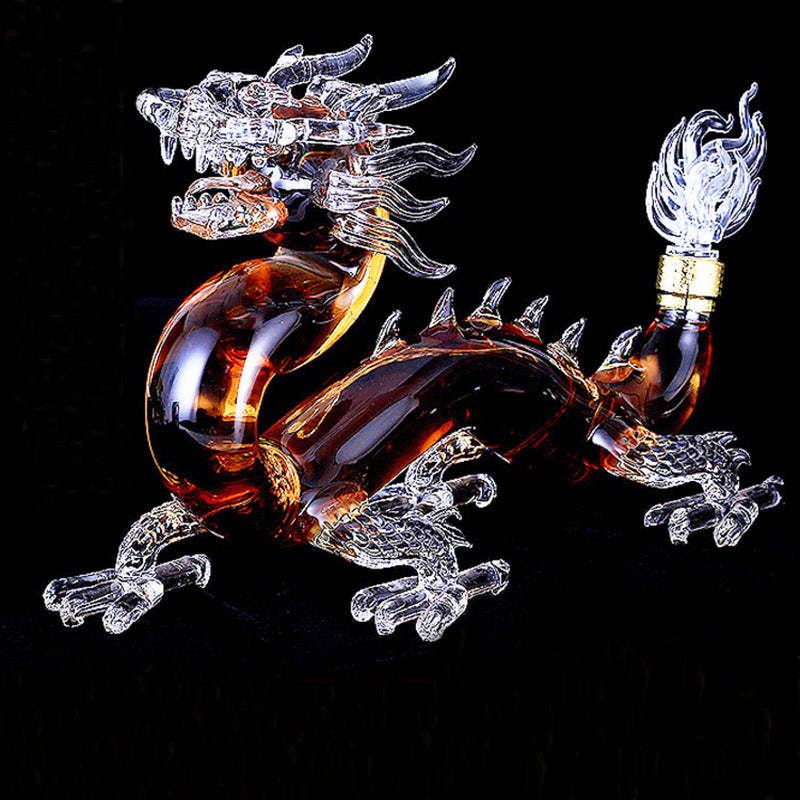Mythical Dragon Glass Decanter-Wine and Whiskey Decanter