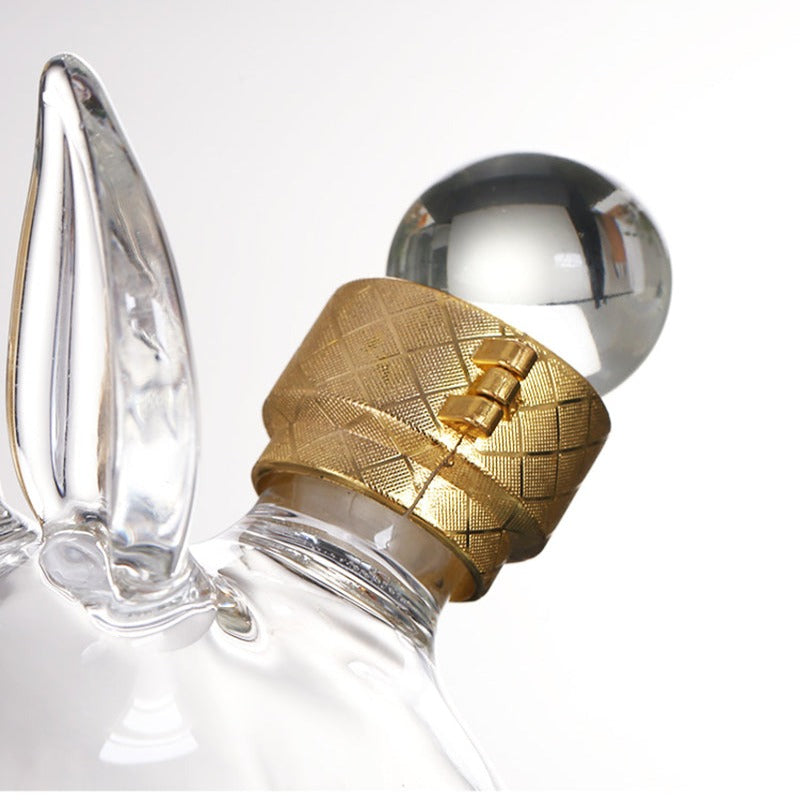 Rabbit Shaped Whiskey Decanter