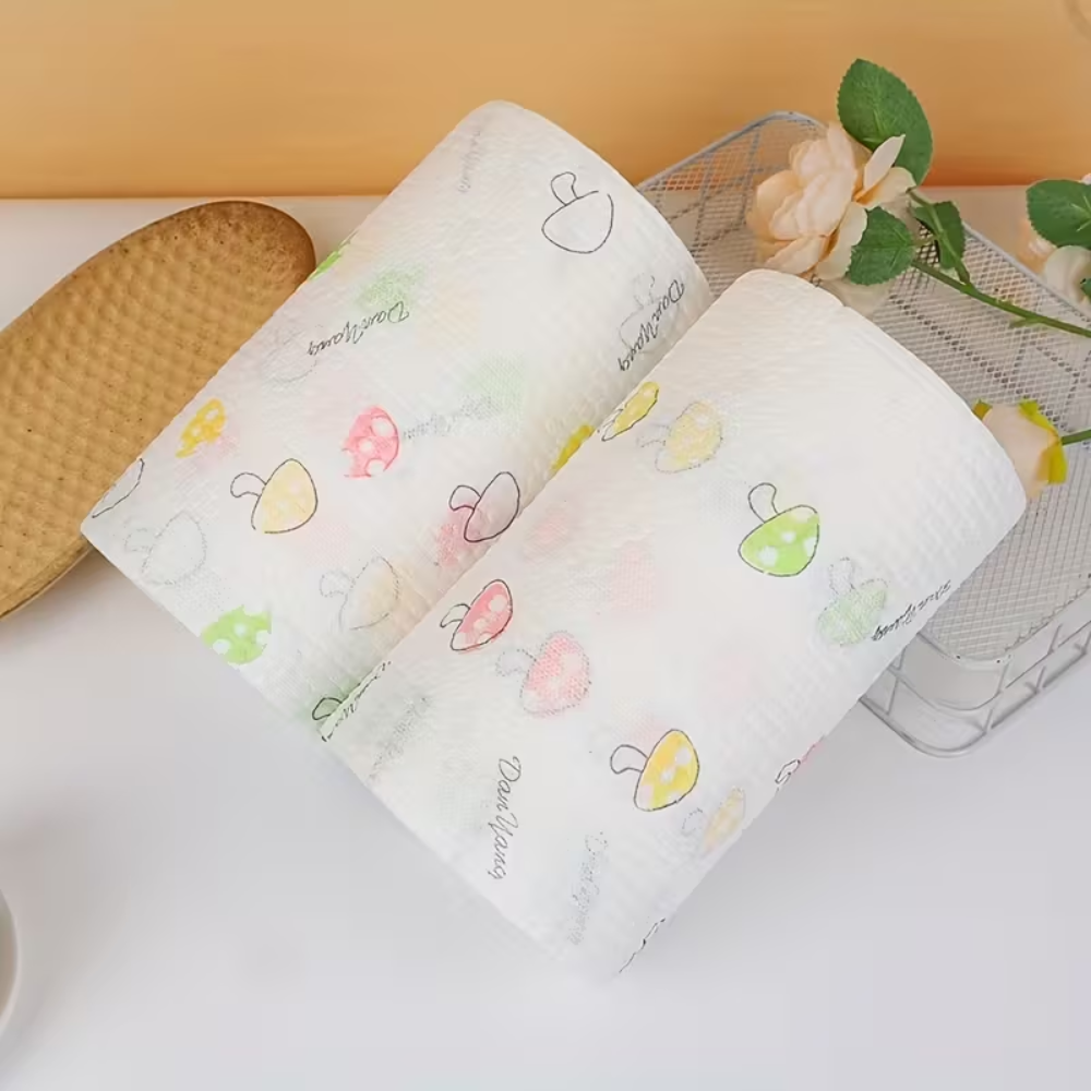 400-Sheet Roll of Disposable Kitchen Towels
