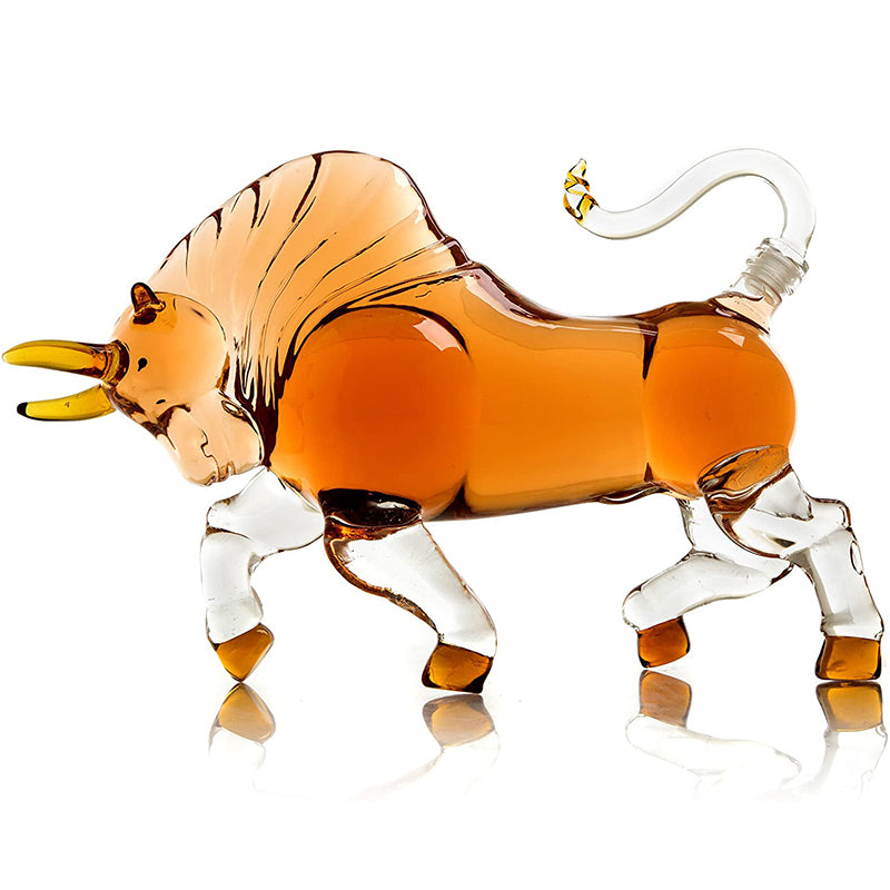 Bull Shaped Liquor Decanter-Wine and Whiskey Decanter