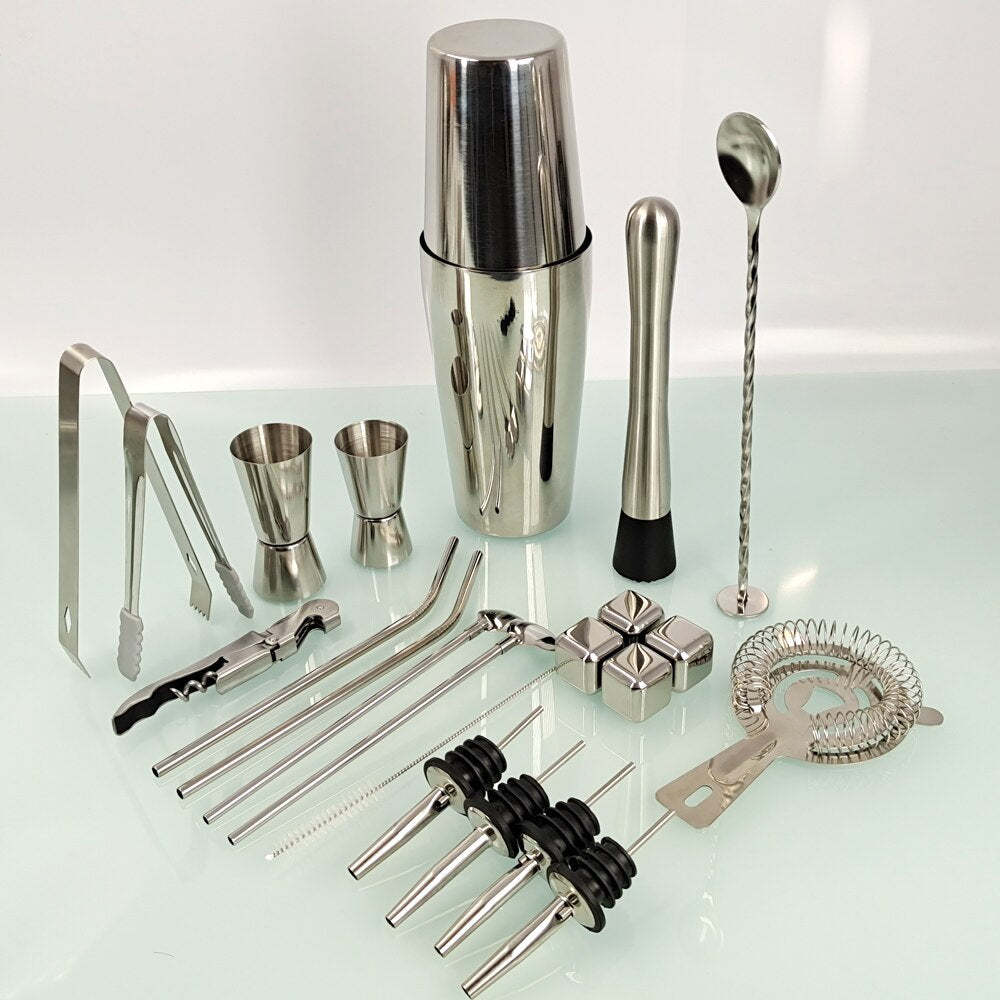 Craft Cocktail Shaker Set-Wine and Whiskey Decanter