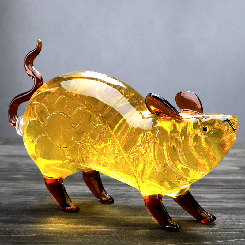 Unique Mouse Shaped Decanter-Wine and Whiskey Decanter