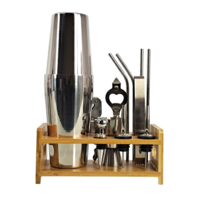 Boston Cobbler Cocktail Shaker-Wine and Whiskey Decanter