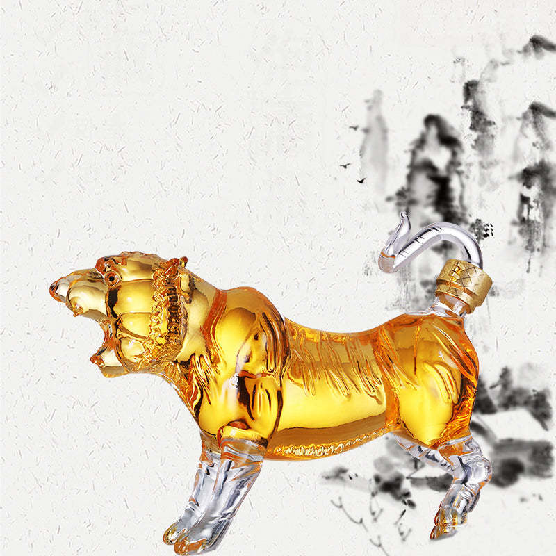 Tiger Shaped Whiskey Decanter-Wine and Whiskey Decanter