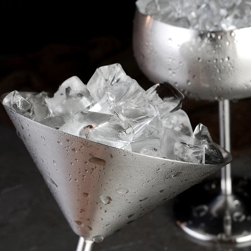 Wine Stainless Steel Glass-Wine and Whiskey Decanter