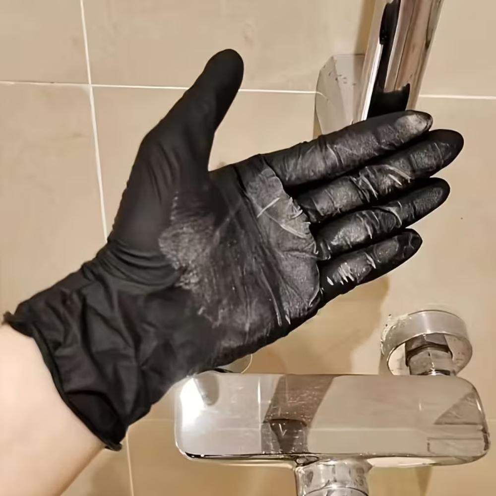 100 Piece Of Disposable Nitrile Gloves Set For Home Cleaning