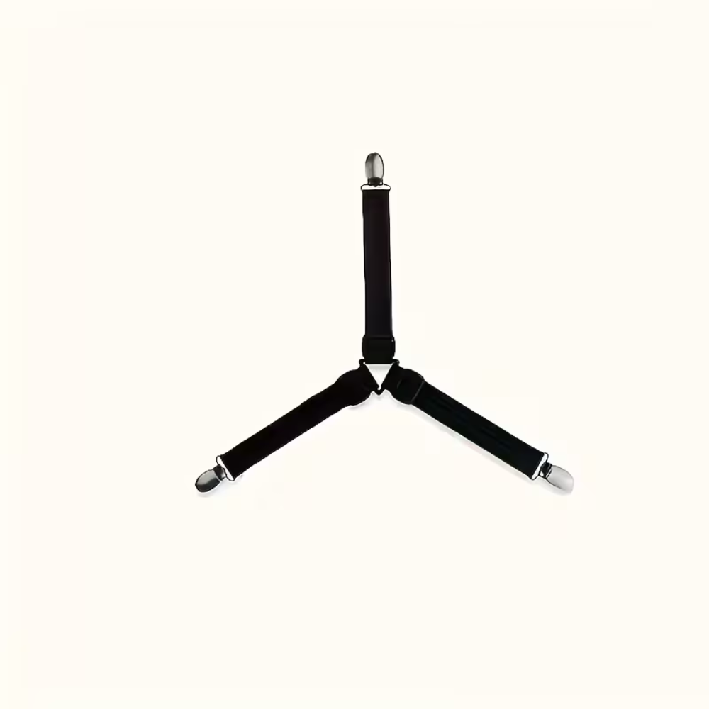 Adjustable Elastic Bed Sheet Fastener Straps