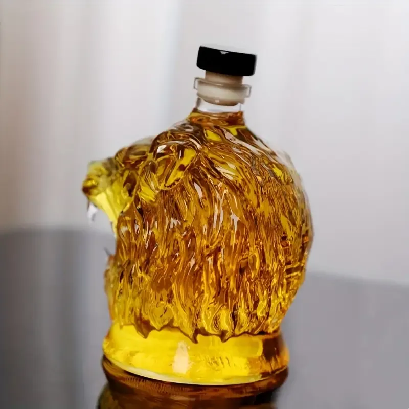3D Lion Whiskey Decanter